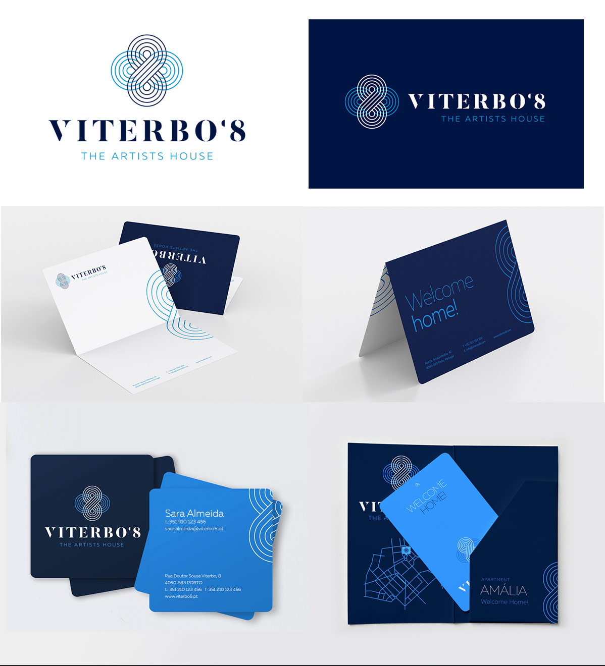 Branding | Welcome cards | Business cards |  Key cards