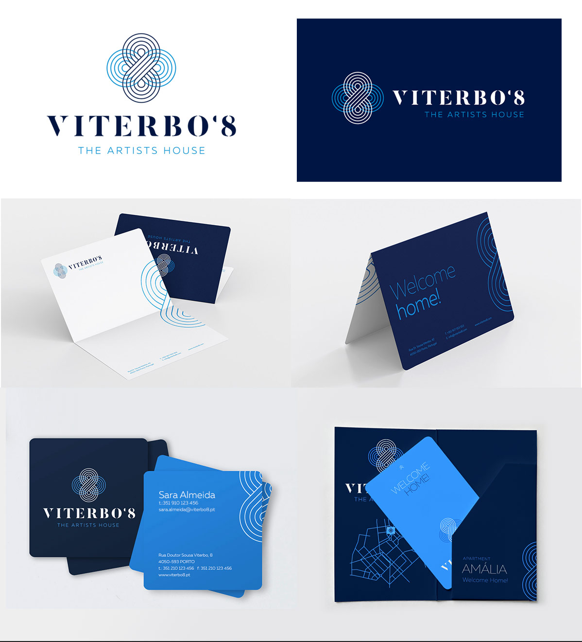 Branding | Welcome cards | Business cards | Key cards